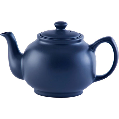 Price & Kensington Matt Navy Blue 6 Cup Teapot - Home Deco London