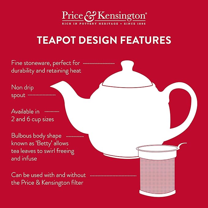 Price & Kensington Mint 6 Cup Teapot - Home Deco London