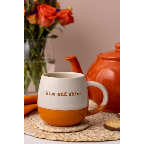Price & Kensington Mug Rise & Shine Stoneware Mug 340ml - Home Deco London