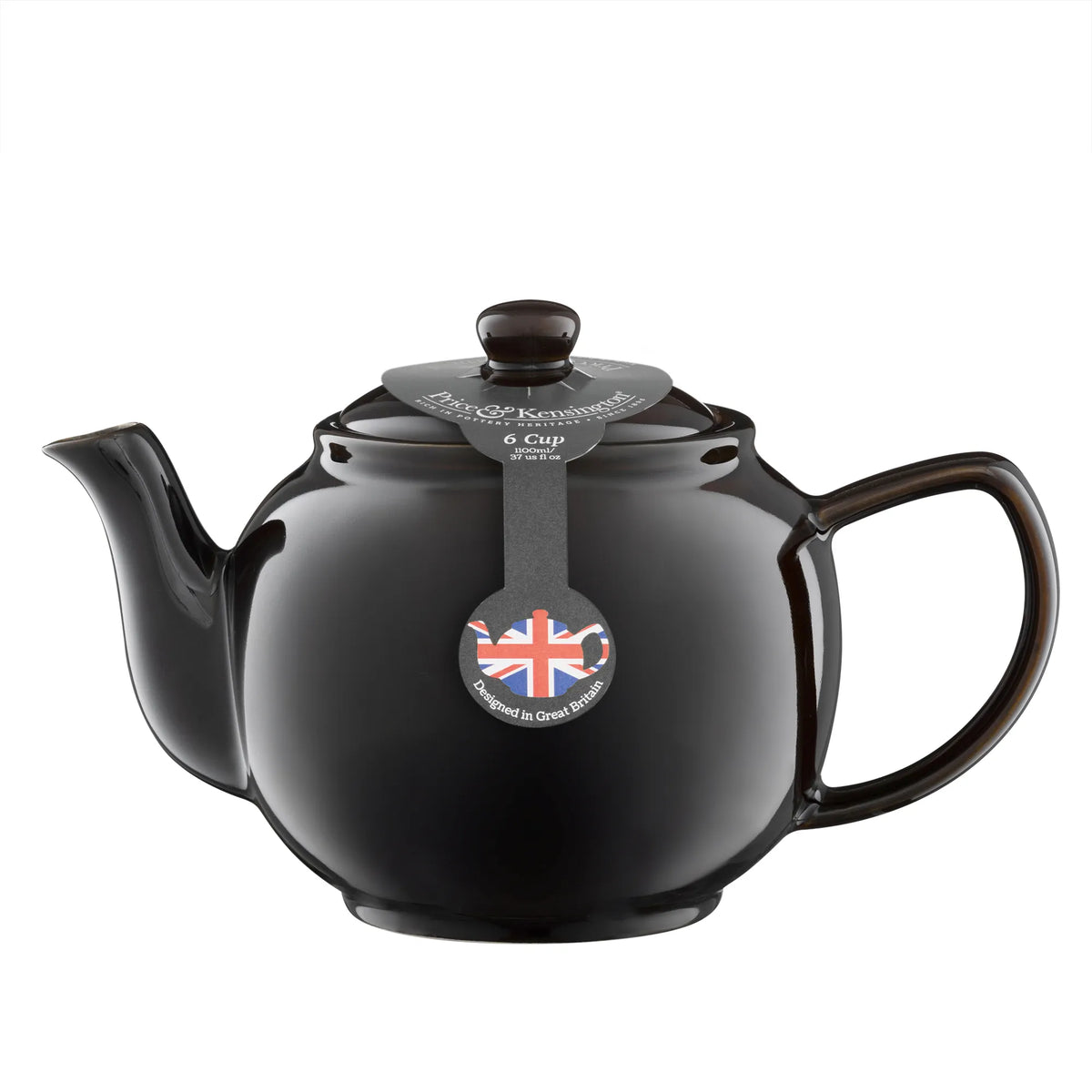 Price & Kensington Rockingham 10 Cup Teapot - Durable Stoneware, Non-Drip Spout, Ideal for Entertaining - Home Deco London