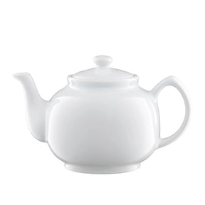 Price & Kensington White 10 Cup Teapot | Stylish Stoneware Design, Microwave & Dishwasher Safe - Home Deco London