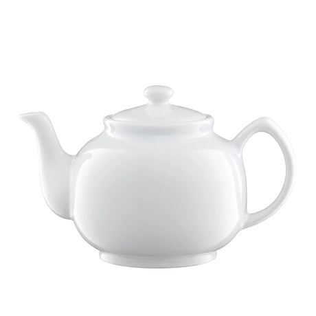 Price & Kensington White 10 Cup Teapot | Stylish Stoneware Design, Microwave & Dishwasher Safe - Home Deco London