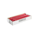 Price's Sherwood 10 Pack 10" Red Dinner Candles - Home Deco London