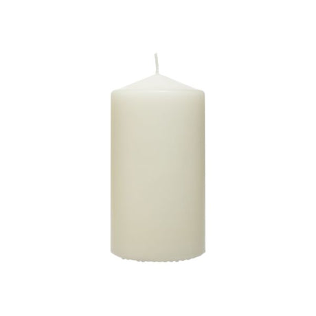 Price's Candles 80x150mm Altar Candle Ivory displayed on a decorative altar, representing elegance and purity as altar candles unscented.