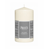 Price's Candles 80x150mm Altar Candle Ivory featuring a clean, bright burn, perfect for your spiritual needs. Ideal altar candles unscented.