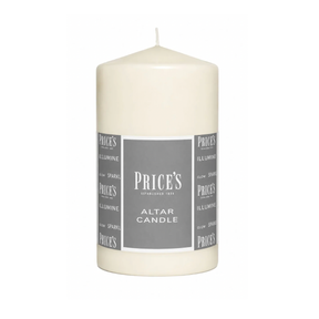 Price's Unscented Altar Candle 80x150mm - Home Deco London