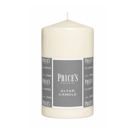 Price's Unscented Altar Candle 80x150mm - Home Deco London