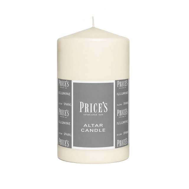 Price's Unscented Altar Candle 80x150mm - Home Deco London