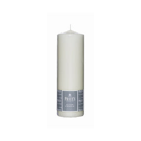 Price's Candles 80x250mm Altar Candle Ivory - a high-quality unscented altar candle for a clean, smokeless burn.