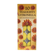 Price's Citronella Tealights - Pack of 10 - Home Deco London