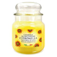 Price's Candles Citronella Medium Jar candle - perfect for outdoor summer dining with a burn time of up to 65 hours.