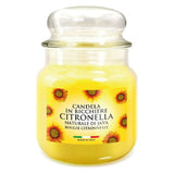 Price's Candles Citronella Medium Jar candle - perfect for outdoor summer dining with a burn time of up to 65 hours.