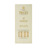 Price's Sherwood 10 Pack 10" Ivory Dinner Candles - Home Deco London