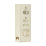 Price's Sherwood 10 Pack 10" Ivory Dinner Candles - Home Deco London