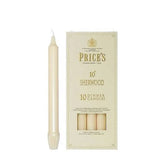 Price's Sherwood 10 Pack 10" Ivory Dinner Candles - Home Deco London