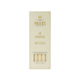Price's Sherwood 10 Pack 12" Ivory Dinner Candles - Home Deco London