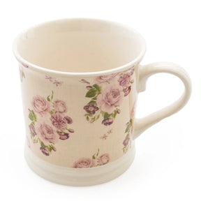 Destinations Collection Tankard Mug Provence Blossom Large Mug 430ML showcasing floral design that embodies the essence of a Provence blossom mug.
