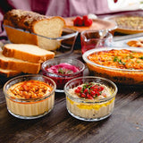 Pyrex 10cm Glass Ramekin Set - Pack of 4 - Home Deco London