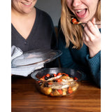 Pyrex Glass Casserole Dish 2.2L with Lid - Home Deco London