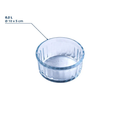 Pyrex 10cm Glass Ramekin Set - Pack of 2 - Home Deco London