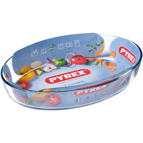 Pyrex Oval Glass Baking Dish 35x24cm - Home Deco London