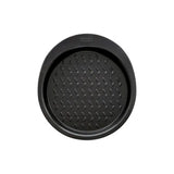 Close-up of the Pyrex Glide Cake tin 22cm highlighting the ergonomic side handle and non-stick surface for safe cooking.