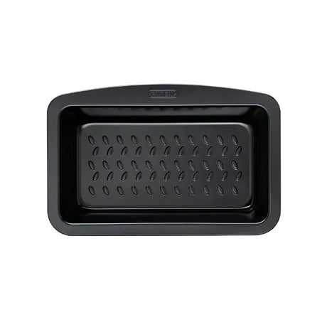 High-quality Pyrex Glide Loaf Tin showcasing its ergonomic side handle for easy handling, designed for non-stick performance.