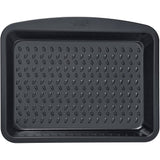 Pyrex Glide Metal Roaster 34x24cm, a durable non-stick roasting pan for effortless cooking.