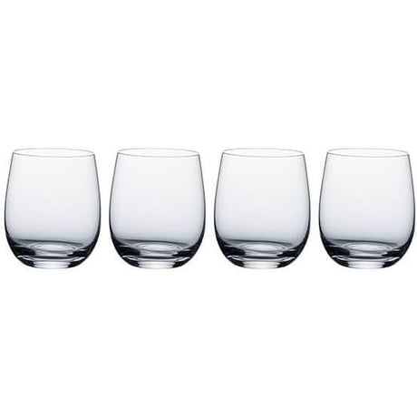 Ravenhead Kings Mixer Glasses Set of 4, 360ml Lead-Free Crystal, Elegant Design, Dishwasher Safe - Home Deco London