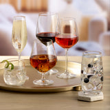 Ravenhead Kings brandy glasses set presented on a table, ideal for sophisticated serving of cognac or armagnac.