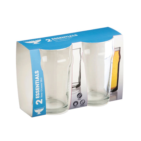Ravenhead Set of 2 Nonik Beer Glasses 56cl - Home Deco London