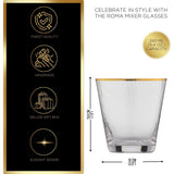 Ravenhead Roma Mixer Glasses Set of 2 - Home Deco London