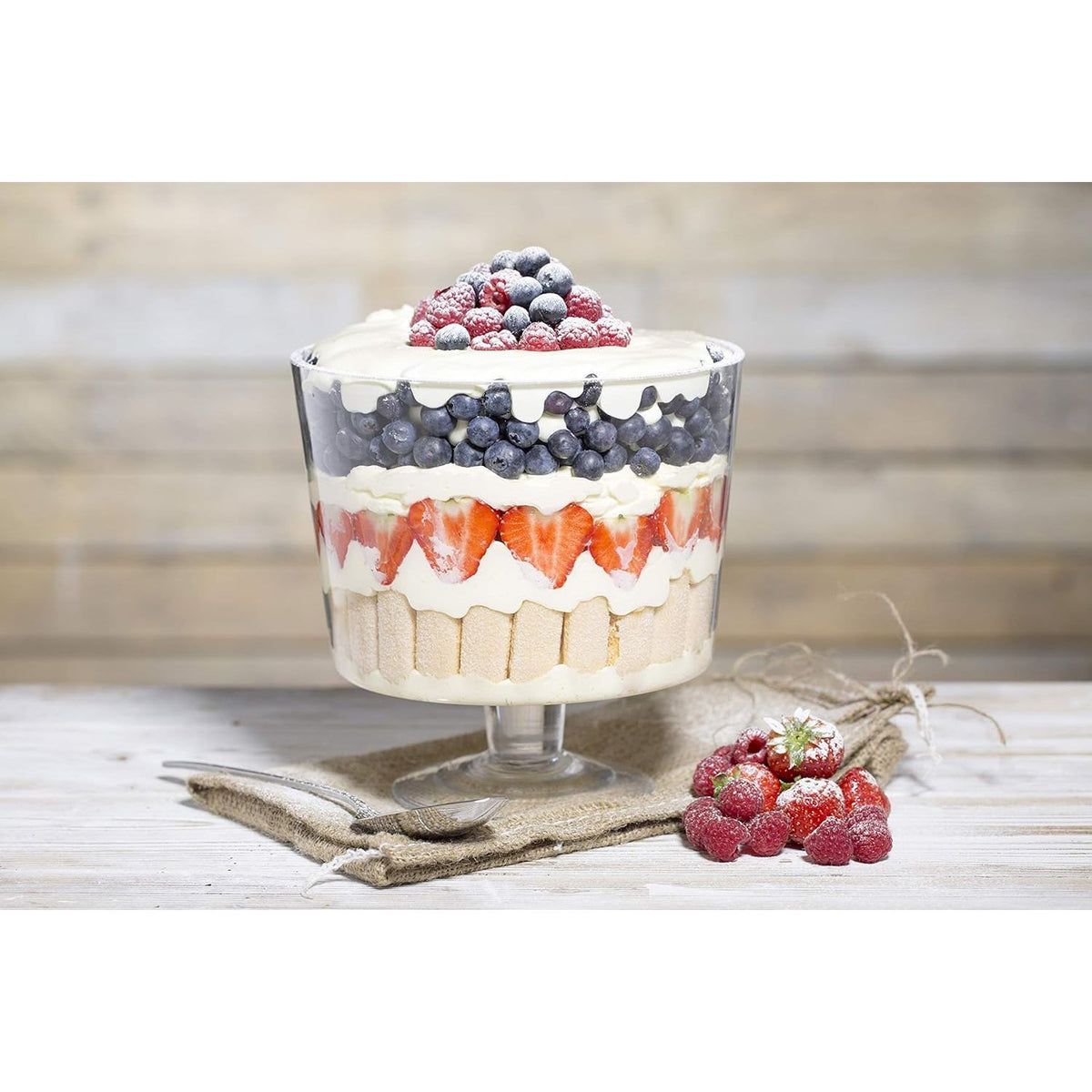 Ravenhead Clear Glass Trifle Bowl 20cml - Home Deco London