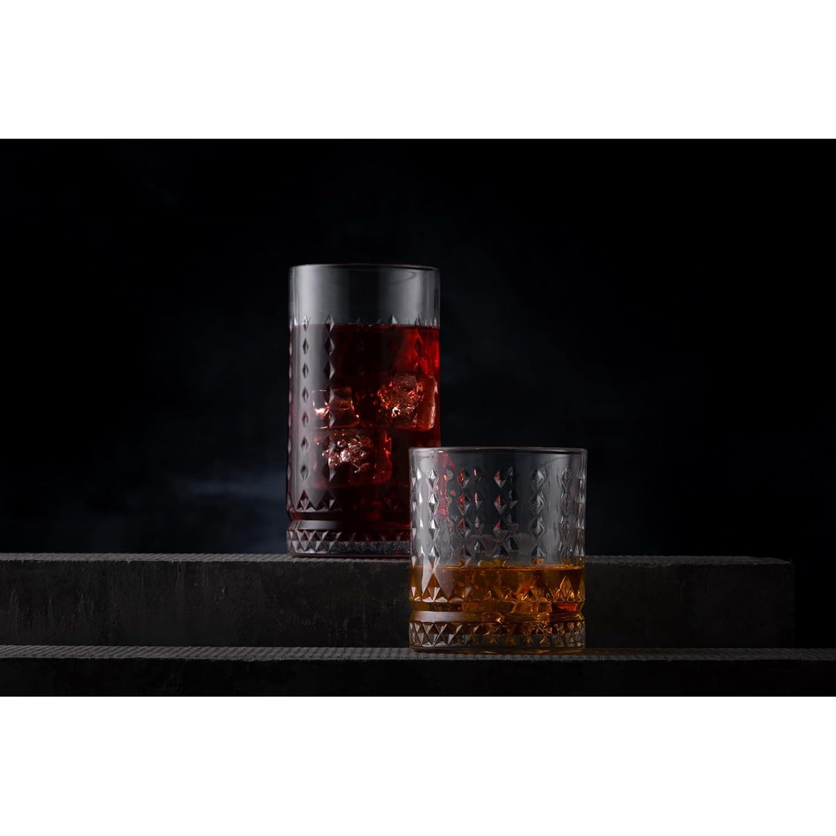 Ravenhead Oxbridge 450ml Hiball Glasses Set of 2 - Home Deco London