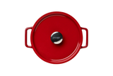 Pyrex SlowCook Red Round Cast Iron Casserole Dish 24cm - Currently on Order - Orders will be delivered from the 15/10/2026.