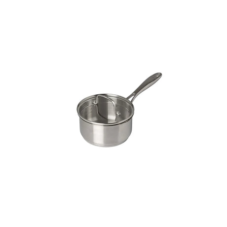 Pyrex, Infinity Saucepan with Lid Diameter 16 cm, Fixed Handle Suitable for All Heat Sources Including Induction and Oven