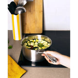 Pyrex, Infinity Saucepan with Lid Diameter 16 cm, Fixed Handle Suitable for All Heat Sources Including Induction and Oven
