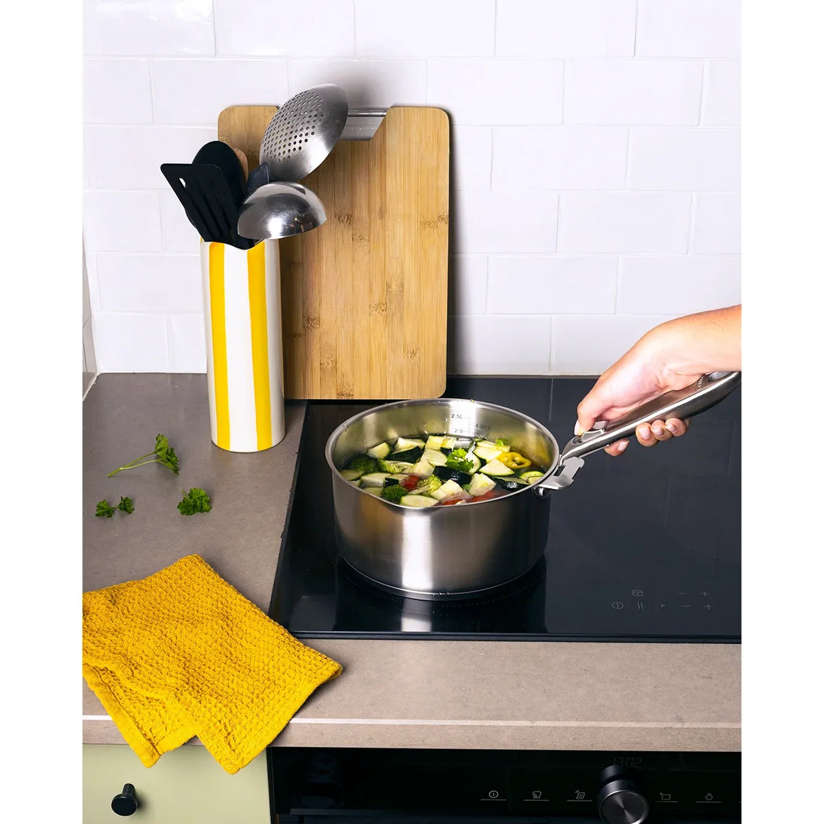 Pyrex Infinity Removable stainless steel handle - For all Infinity Pots and Pans
