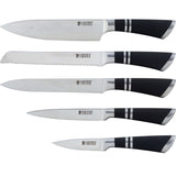 Sabatier Maison Ashwood 5-Piece Kitchen Knife Block Set - Home Deco London