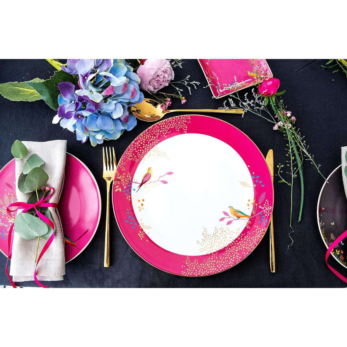Sara Miller London Chelsea Collection 12 Piece Porcelain Tableware Set - Home Deco London