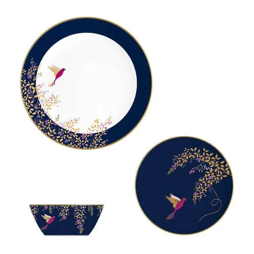 Sara Miller London Chelsea Collection 12 Piece Porcelain Tableware Set - Home Deco London
