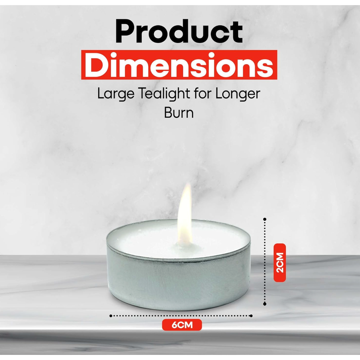 Elegant 12 Unscented Maxilights, perfect for any setting - maxi tealights pack.