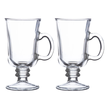 Ravenhead Set of 2 Elegant Irish Coffee Glasses 23cl - Home Deco London
