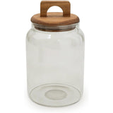 Olives Apothecary Kitchen Storage Set of 2 Glass Green & Smoked Glass - Home Deco London