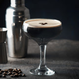 Ravenhead Entertain Set 2 Cocktail Saucer Glasses 20cl displayed elegantly, stunning coupe cocktail glasses for any occasion.