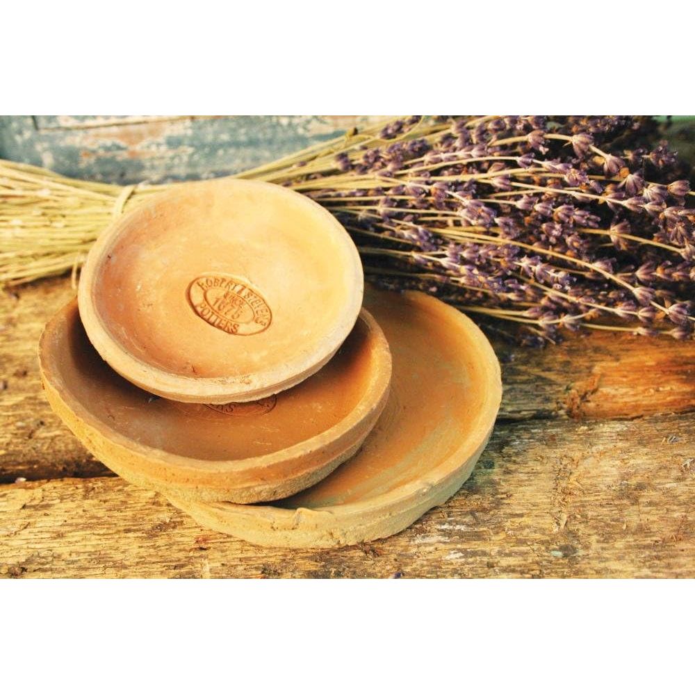 Esschert Design Aged Terracotta Round Saucers Set of 3 - Home Deco London