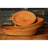 Esschert Design Aged Terracotta Round Saucers Set of 3 - Home Deco London