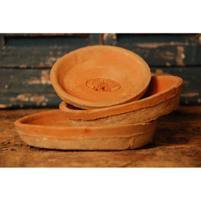 Esschert Design Aged Terracotta Round Saucers Set of 3 - Home Deco London