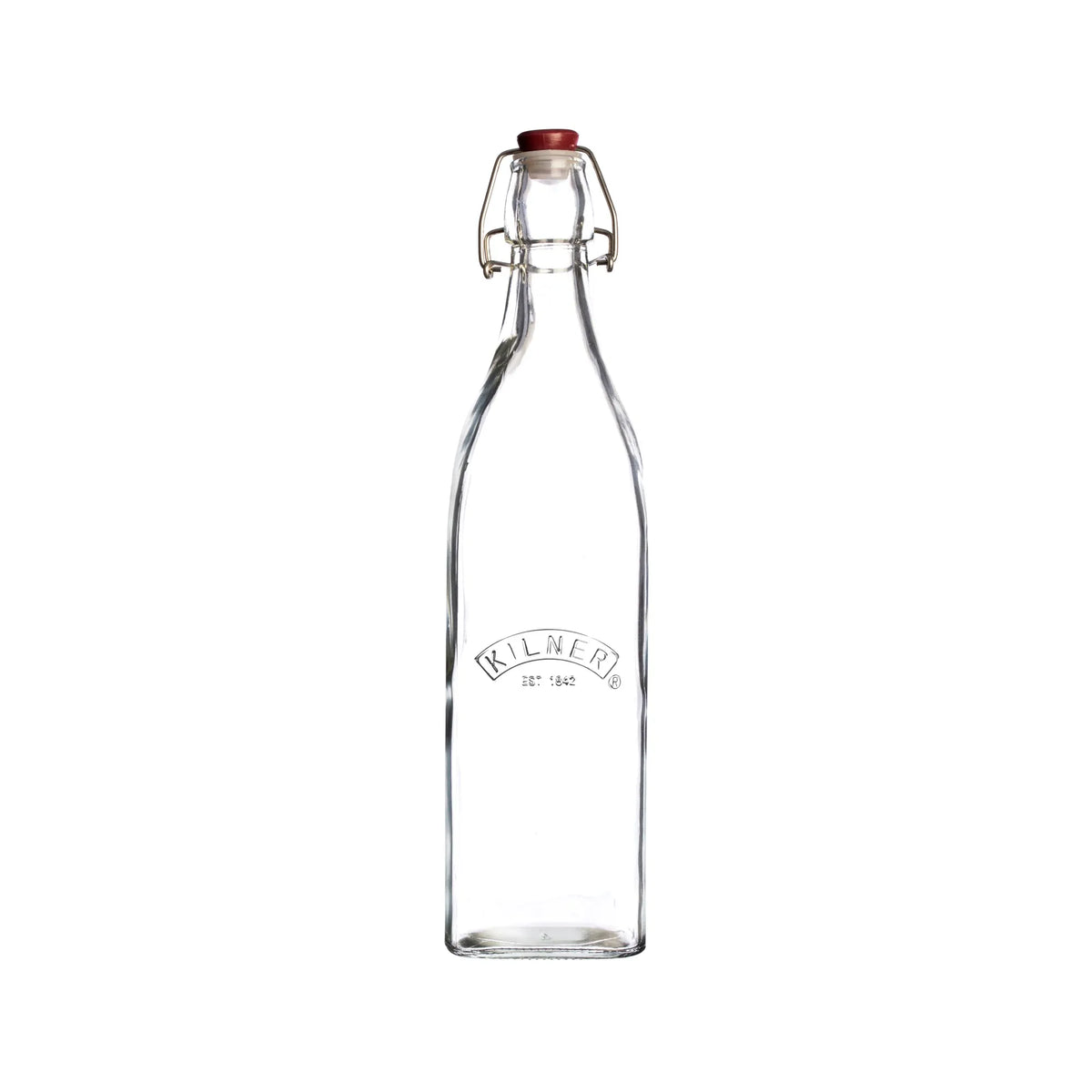 Kilner Clip Top Square Bottle 0.55 Litre Pack of 4 - Home Deco London