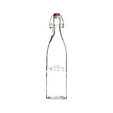 Kilner Clip Top Square Bottle 0.55 Litre Pack of 4 - Home Deco London